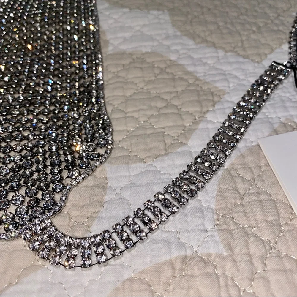ZARA Rhinestone Belt